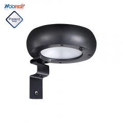 Hooree SL-530 6PCS SMD5730 LED Outdoor Microwave Induction with Dim Light Solar Wall Lamp