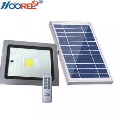 10W 20W integrou a luz de inundação solar do sensor de movimento remoto do diodo emissor de luz para a iluminação exterior