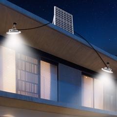 Poderosa Luz Solar Camping 90 LED 2022 New Arrival Crepúsculo ao Amanhecer Liga e Desliga Automaticamente, Lâmpadas Simples e Duplas opcionais