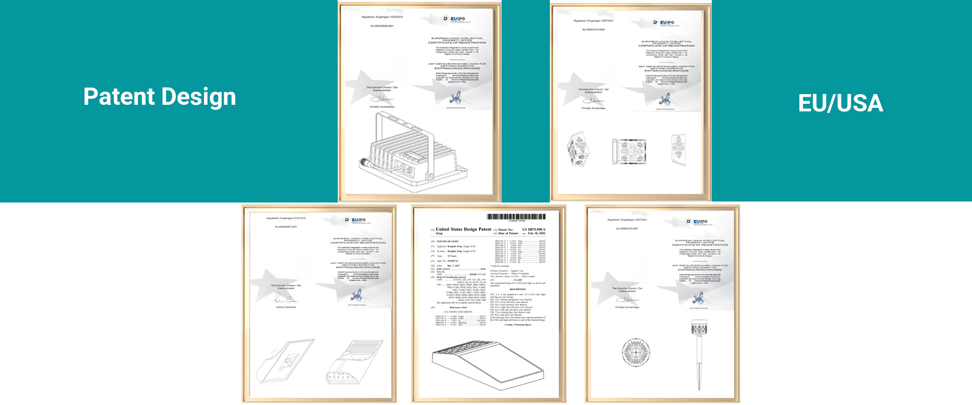 EU/USA Patent Design